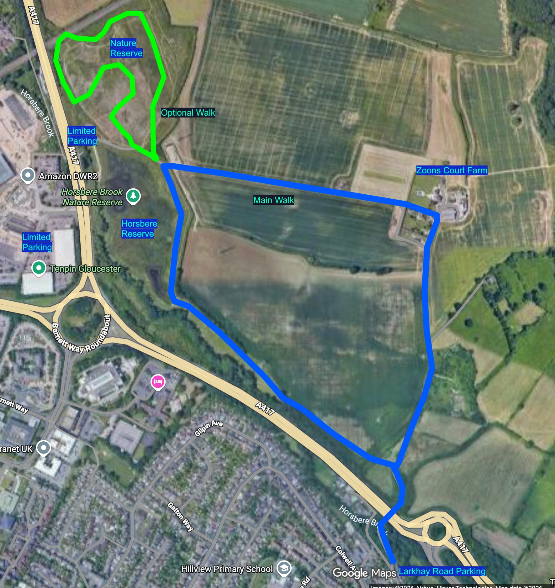 A walk around Horsbere Brook wetland area
